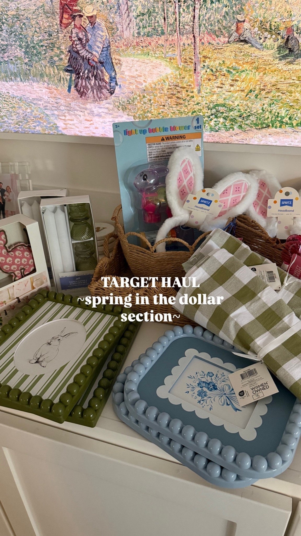 Target haul dollar section! Tons of new spring finds 

#LTKdayinmylife #LTKHome #LTKvlog