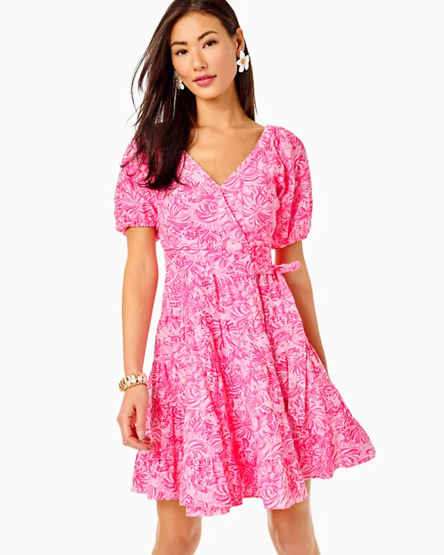 Iralee Linen Wrap Dress | Lilly Pulitzer