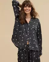 Aerie Off-Duty Satin Shirt | Aerie