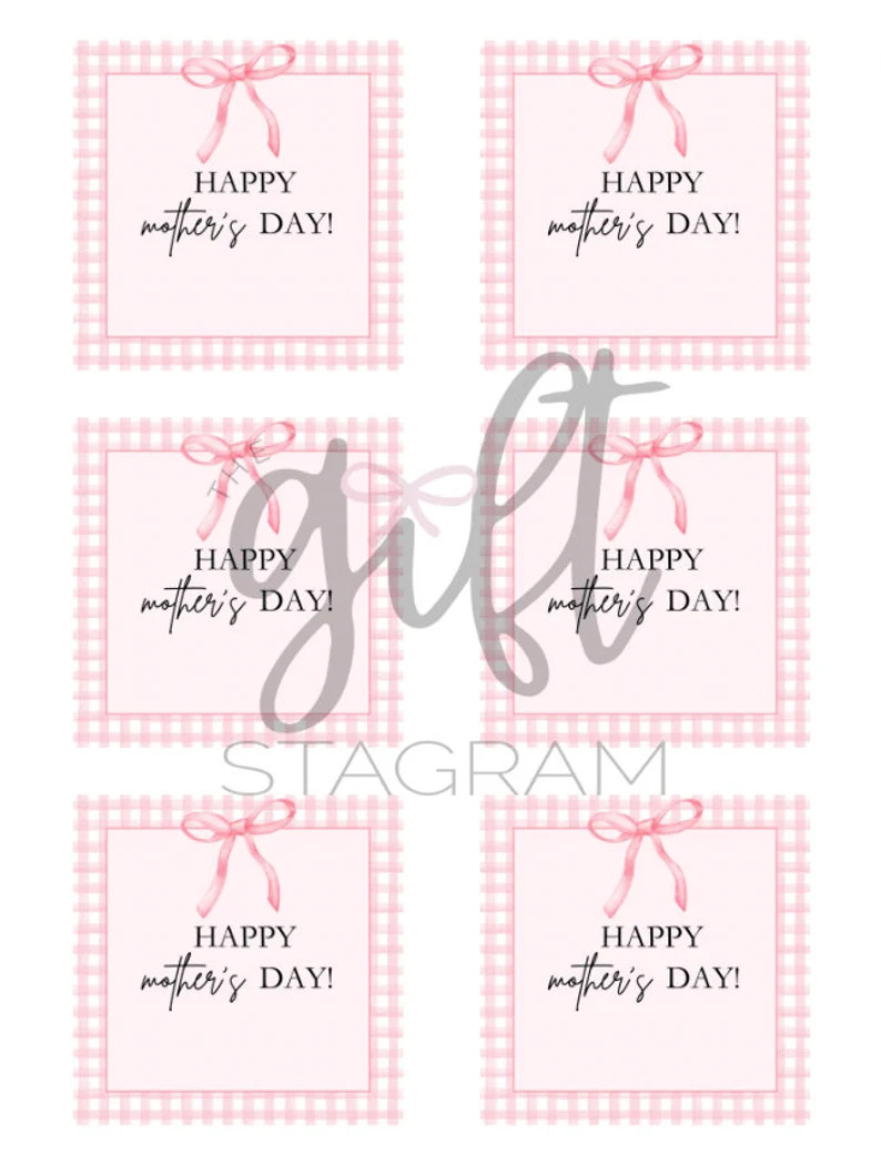 Happy Mother's Day Gift Tag | DIGITAL DOWNLOAD | Mother's Day Gift Tag | Mother's Day Gift Ideas ... | Etsy (US)