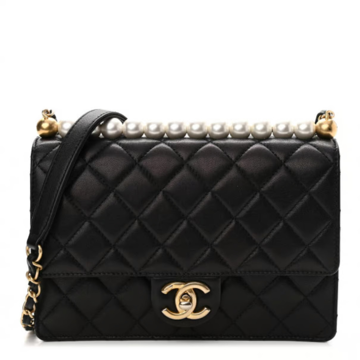 Trendy cc wallet on chain leather crossbody bag Chanel Black in Leather - 25689141 | Vestiaire Collective (Global)