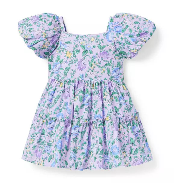 Floral Puff Sleeve Dress | Janie and Jack