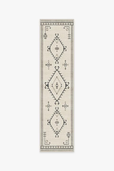 Damali Black & White Rug | Ruggable