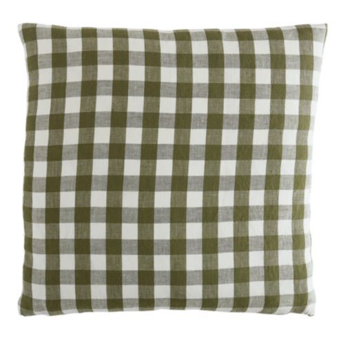 Nessa Linen Check Pillows | Ballard Designs, Inc.