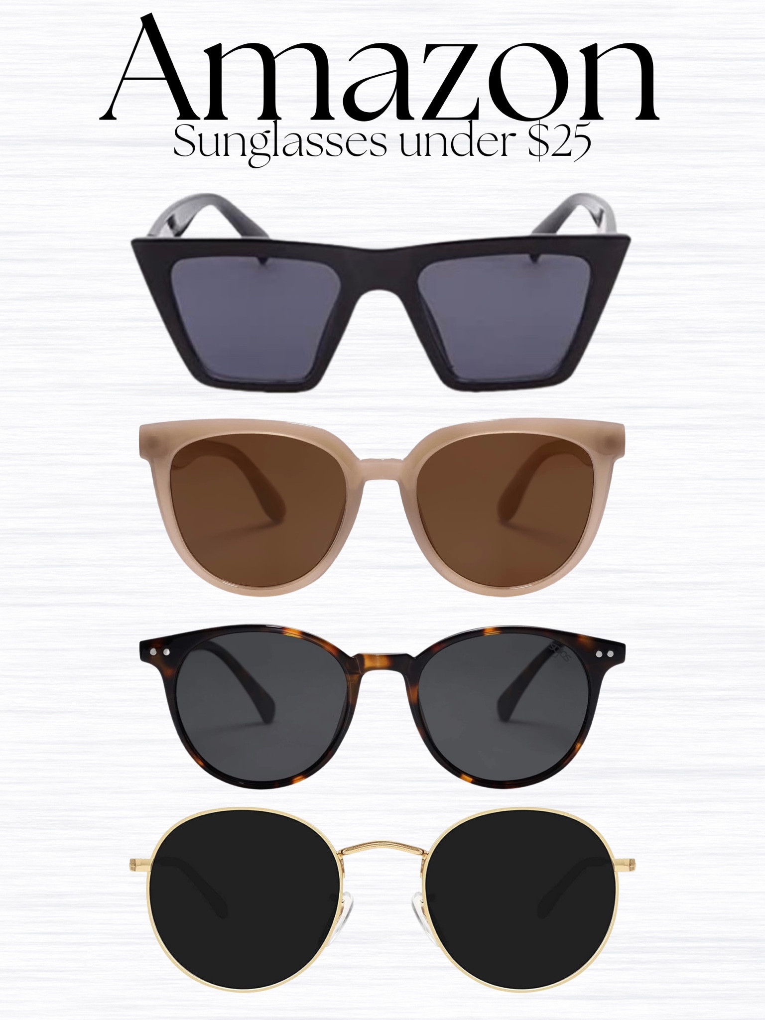 Amazon style, sunglasses, spring style, spring break, resort wear, beach vacation

#LTKunder50 #LTKstyletip #LTKtravel