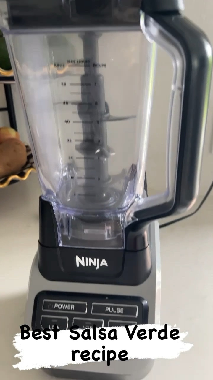Best Salsa Verde Recipe
15 tomatillos 
3 garlic cloves 
1/2 onion 
1/2 cup of cilantro
1 or 2 Serrano peppers
1 Poblano pepper 

Remove husk from tomatillos, wash then put on a tray with Chiles, onion and garlic. Bake for 20 min 450  on broil setting. Blend with washed cilantro and deveined poblano pepper. Add salt to taste.
How to clean/devein poblano pepper:
Cut open to remove seeds and peel the poblano skin after broiling.
Salsa Verde is great for tacos, enchiladas, or with corn chips. 
Please let me know if you have any questions. 

#adrismexicankitchen 
#mexicanrecipes
#recipes


#LTKVideo #LTKhome #LTKxMadewell