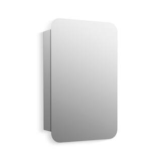 Embark 20 in. W x 31 in. H Rectangular Rounded Recessed/Surface Mount Medicine Cabinet with Mirro... | The Home Depot
