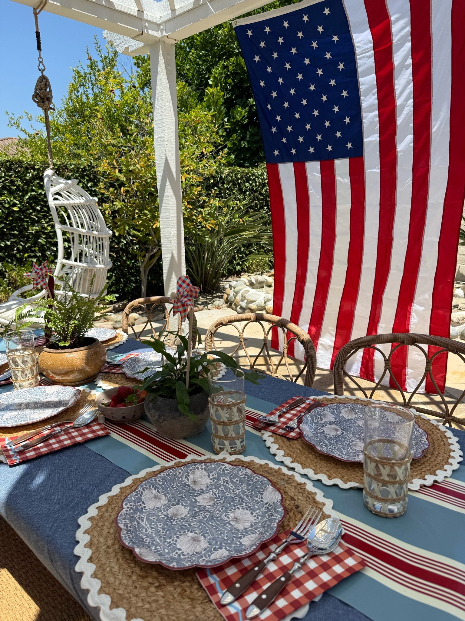 Memorial Day tablescape🇺🇸