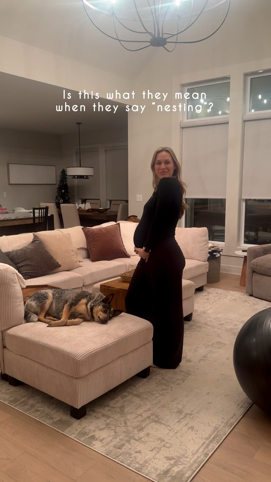 Spending my 3rd trimester in the coziest spot thanks to @Wayfair! Shop our sectional and similar!

#ad #wayfair #wayfairpartner

#LTKHome