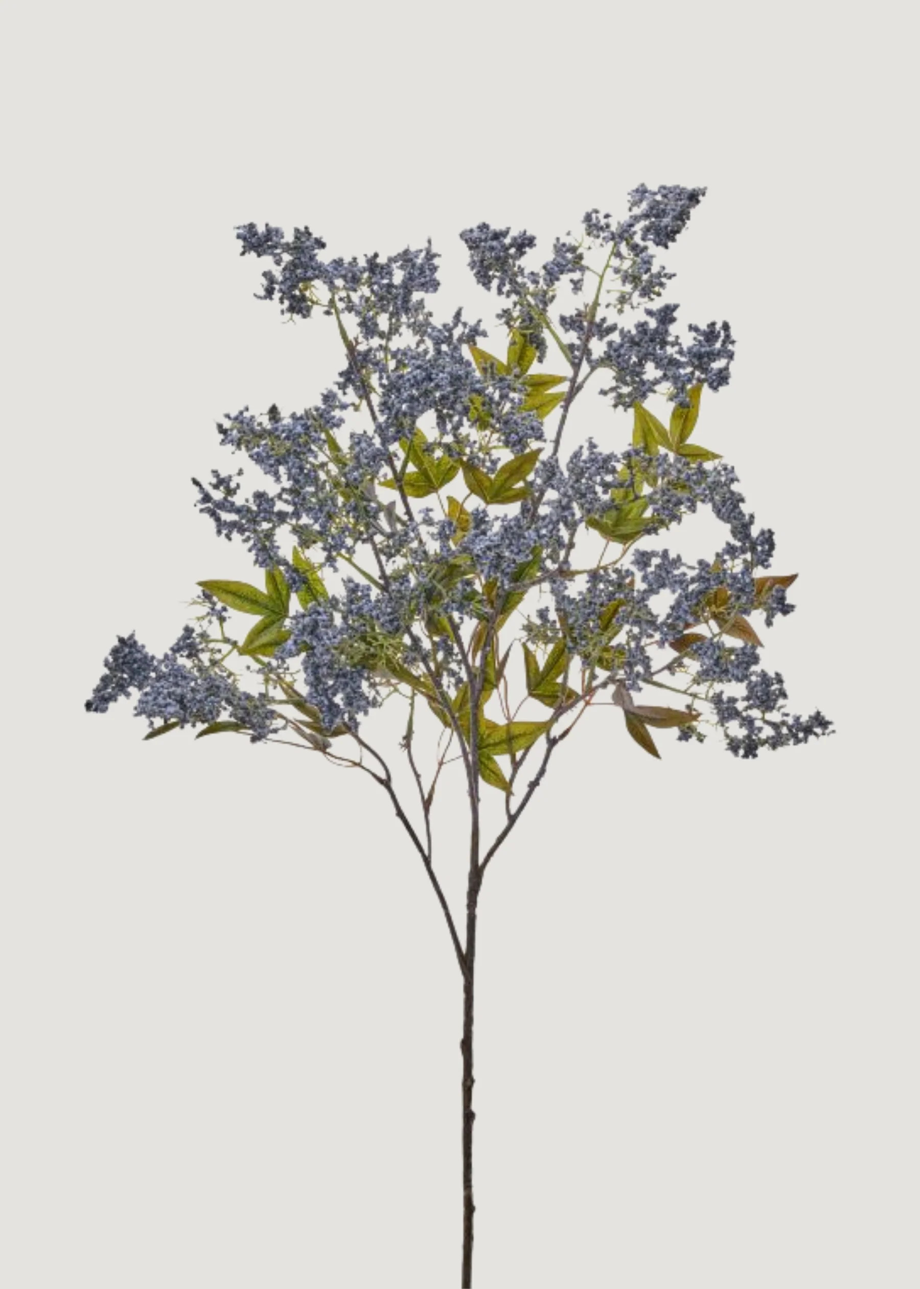 Artificial Wild Plum Berry Branch in Blue - 43" | Afloral