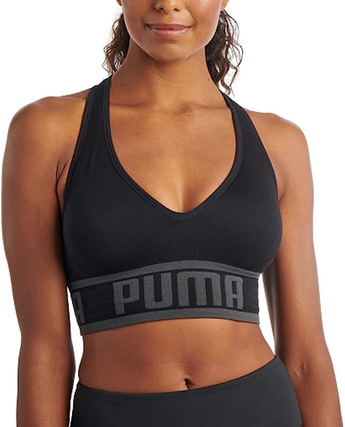 PUMA Women's Seamless Sports Bra | Amazon (US)
