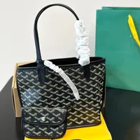 Tote bag Designer bag Women's Double-Sided Mini Handbag Luxury Shoulder Bag Fashion Leather Multi... | DHGate