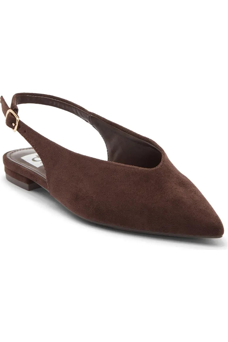 DV by Dolce Vita Empress Faux Leather Slingback Flat (Women) | Nordstromrack | Nordstrom Rack