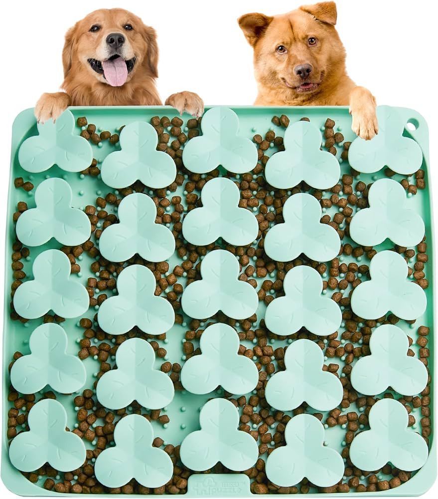 Snuffle Mat for Dogs, Lick Mat for Dogs to Slow Down Eating, Dog Puzzle Toys for Large and Medium... | Amazon (US)
