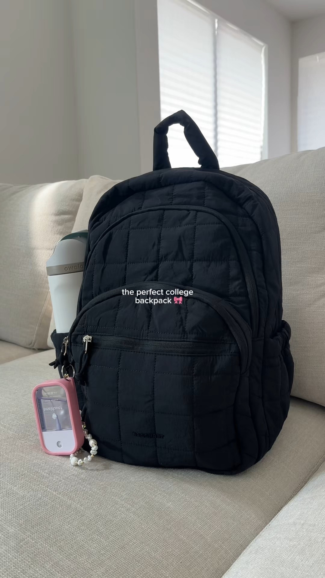 My backpack finally came in 💕 It’s adjustable, water resistant and includes 7 pockets total!

#backpack #college #collegeoutfits #bagsmart

#LTKBeauty #LTKItBag #LTKSeasonal