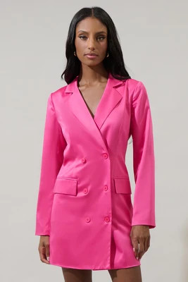 Leena Keep It Cool Oversized Blazer Dress | Sugarlips