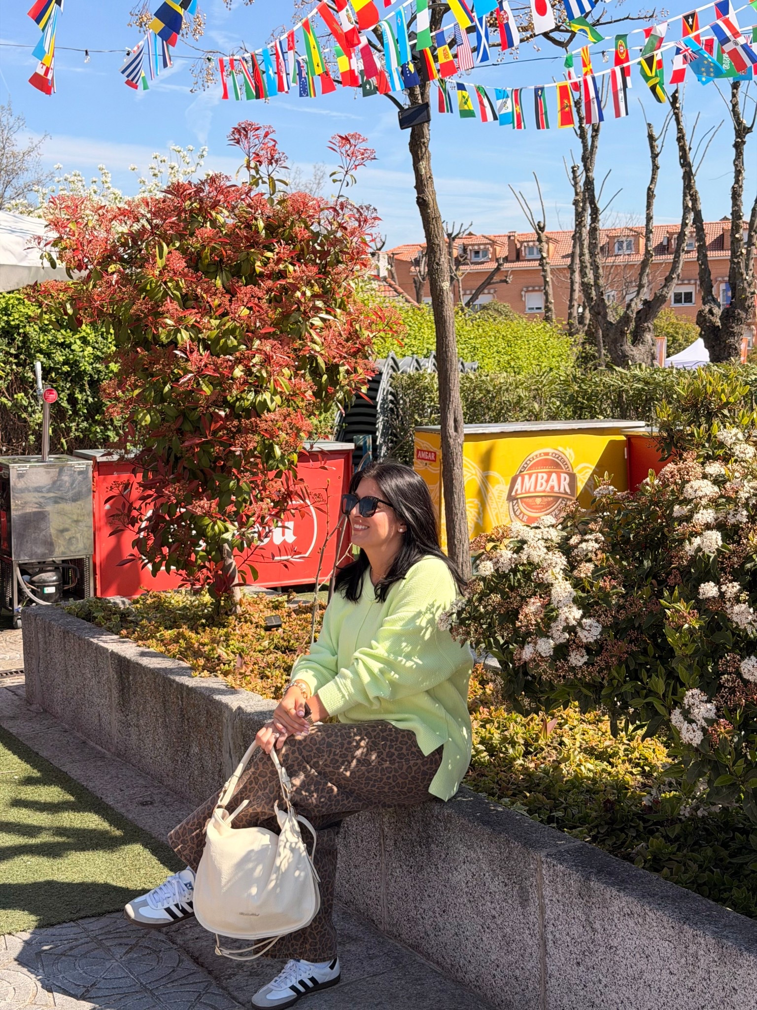 #SoccerMom in Madrid

My jeans are Old Navy and no longer available but I linked similar. My top is Aerie and I linked an almost identical Amazon version  