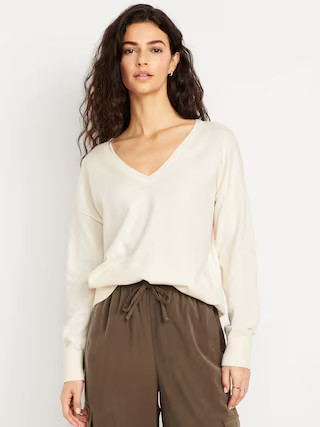 SoSoft Lite Loose V-Neck Sweater | Old Navy (US)