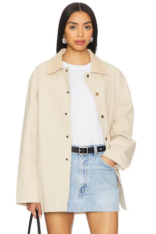 Rue Sophie Nat Jacket in Beige from Revolve.com | Revolve Clothing (Global)