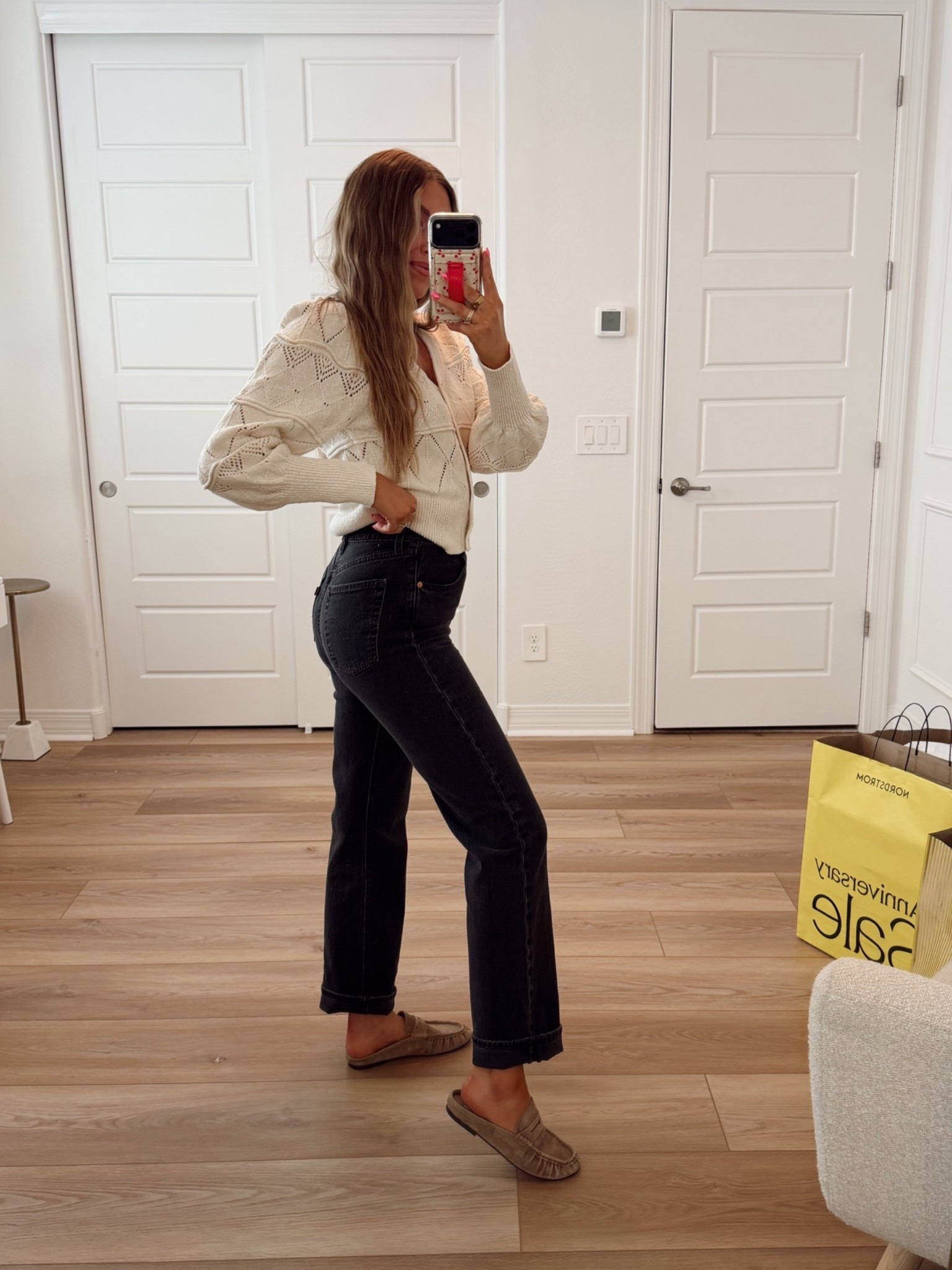 @levi jeans from #NSale just restocked in all sizes!! I’m wearing a 27