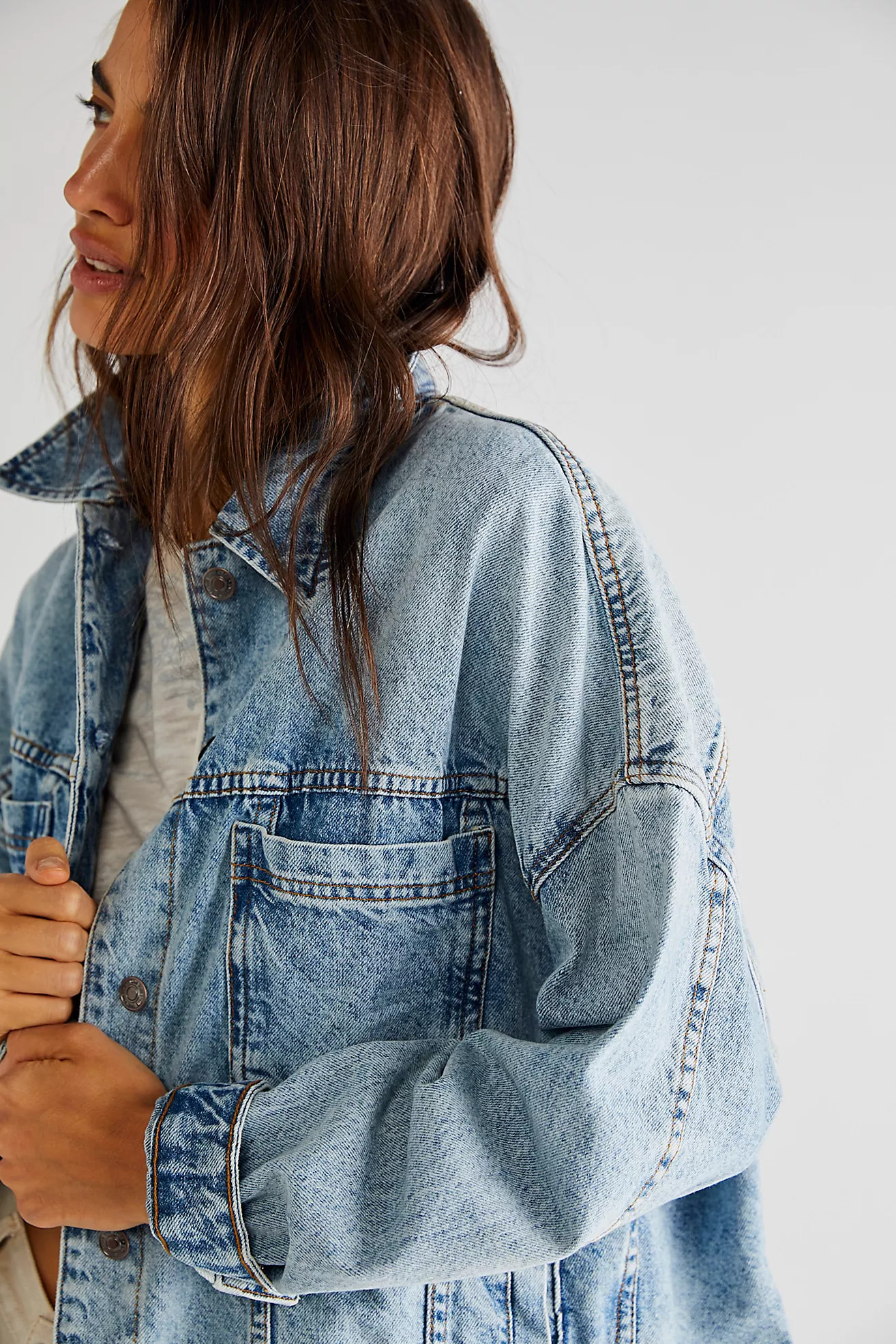 Opal Swing Denim Jacket | Free People (Global - UK&FR Excluded)