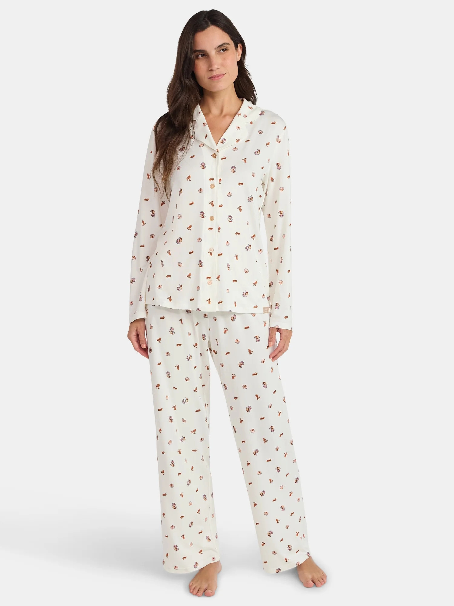 Martha Stewart Everyday Women's Pajama Set, 2-Piece, Sizes S-XXL | Walmart (US)