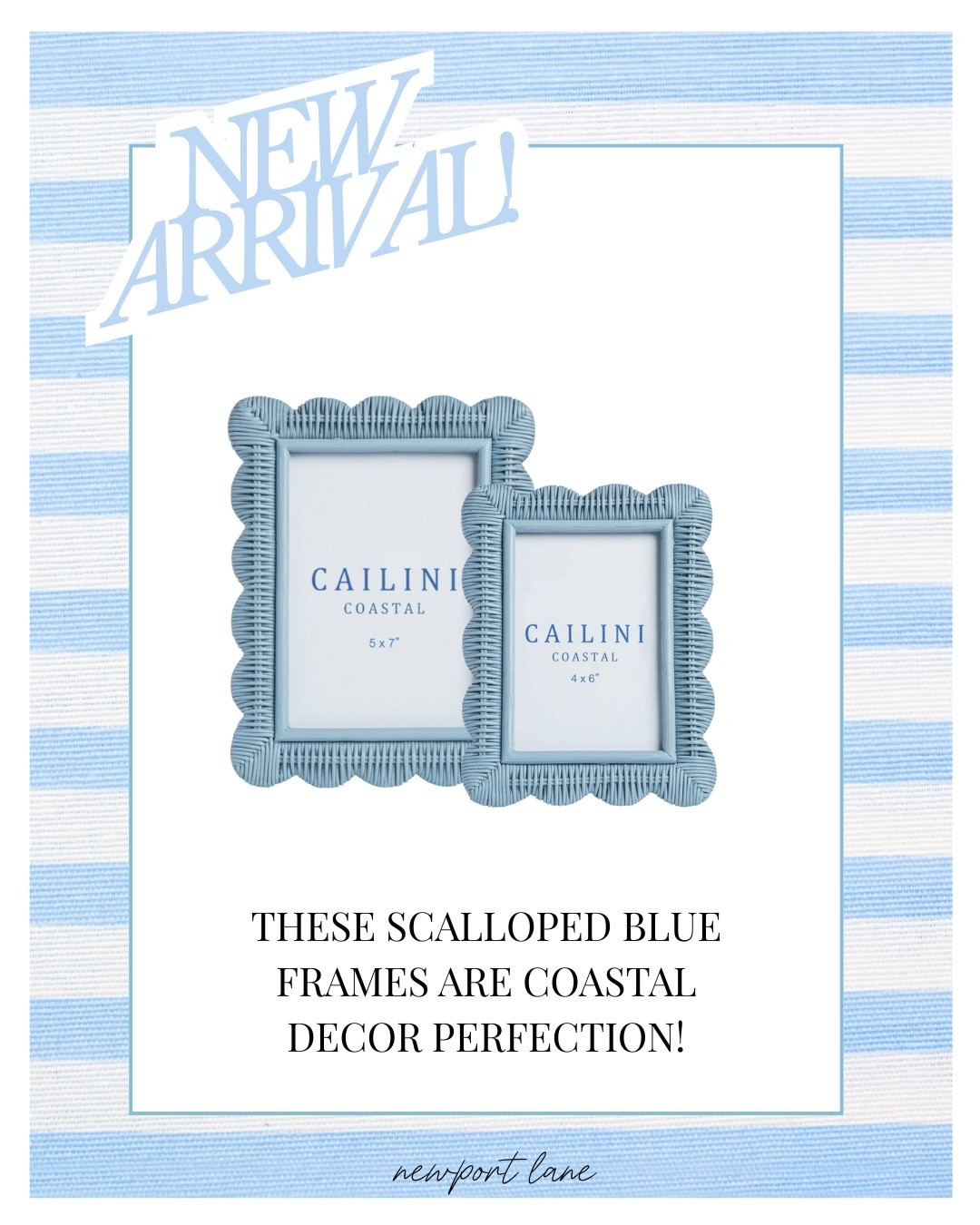 Frame your favorite memories in style! These wicker scalloped frames in beautiful blue are an instant way to add coastal elegance to your home.

blue frames, coastal decor, photo frames, shelf style, blue and white, gift guide, affordable finds, gallery wall

#LTKHome #LTKSeasonal #LTKFindsUnder50