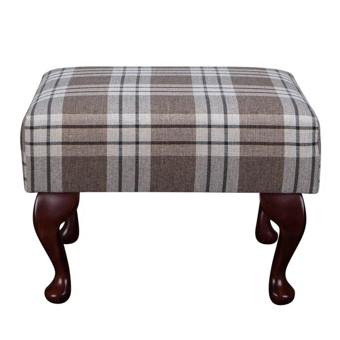 50.8cm Wide Rectangle Plaid Footstool Ottoman | Wayfair UK