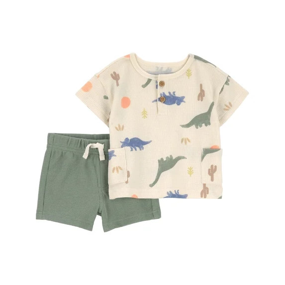 Carter's Child of Mine Baby Boy Outfit Set, 2-Piece Sizes 0/3-12 Months | Walmart (US)