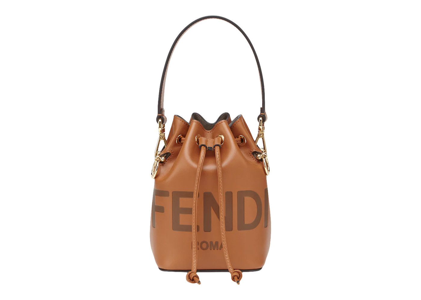 Fendi Mon Tresor Brown Leather Mini-Bag Brown | StockX