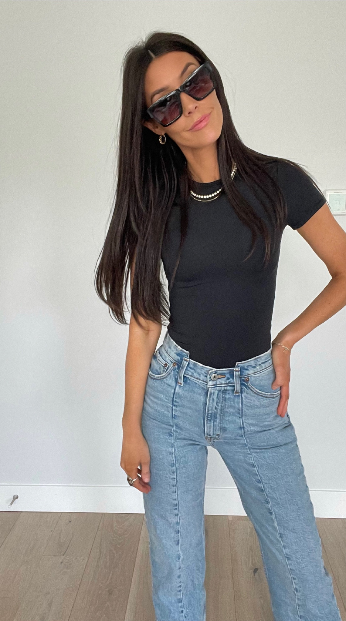 Amazon skims dupe, skims dupe top, amazon finds 2024, Abercrombie jeans

#LTKfindsunder50 #LTKstyletip #LTKSeasonal