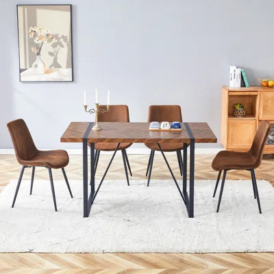 Wood Top Dining Set | Wayfair North America