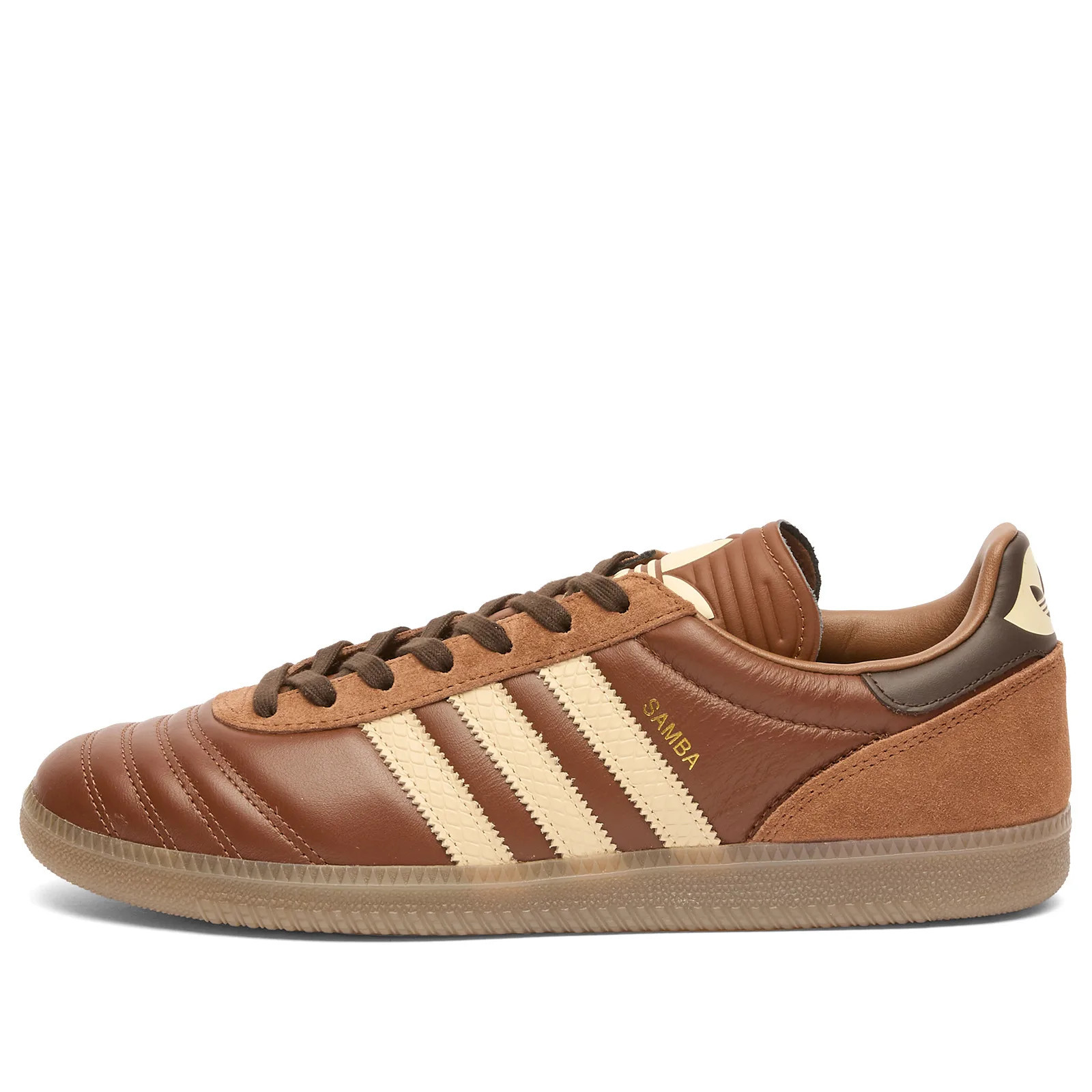Adidas Samba Jp Sneaker in Preloved Brown/Sand Strata/Dark Brown, Size UK 4 | END. Clothing