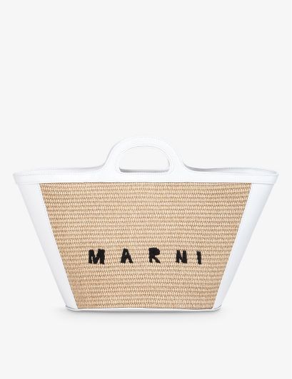 Womens Sand Storm/ White Tropicalia Small Cotton-blend Basket bag 1 Size | Selfridges