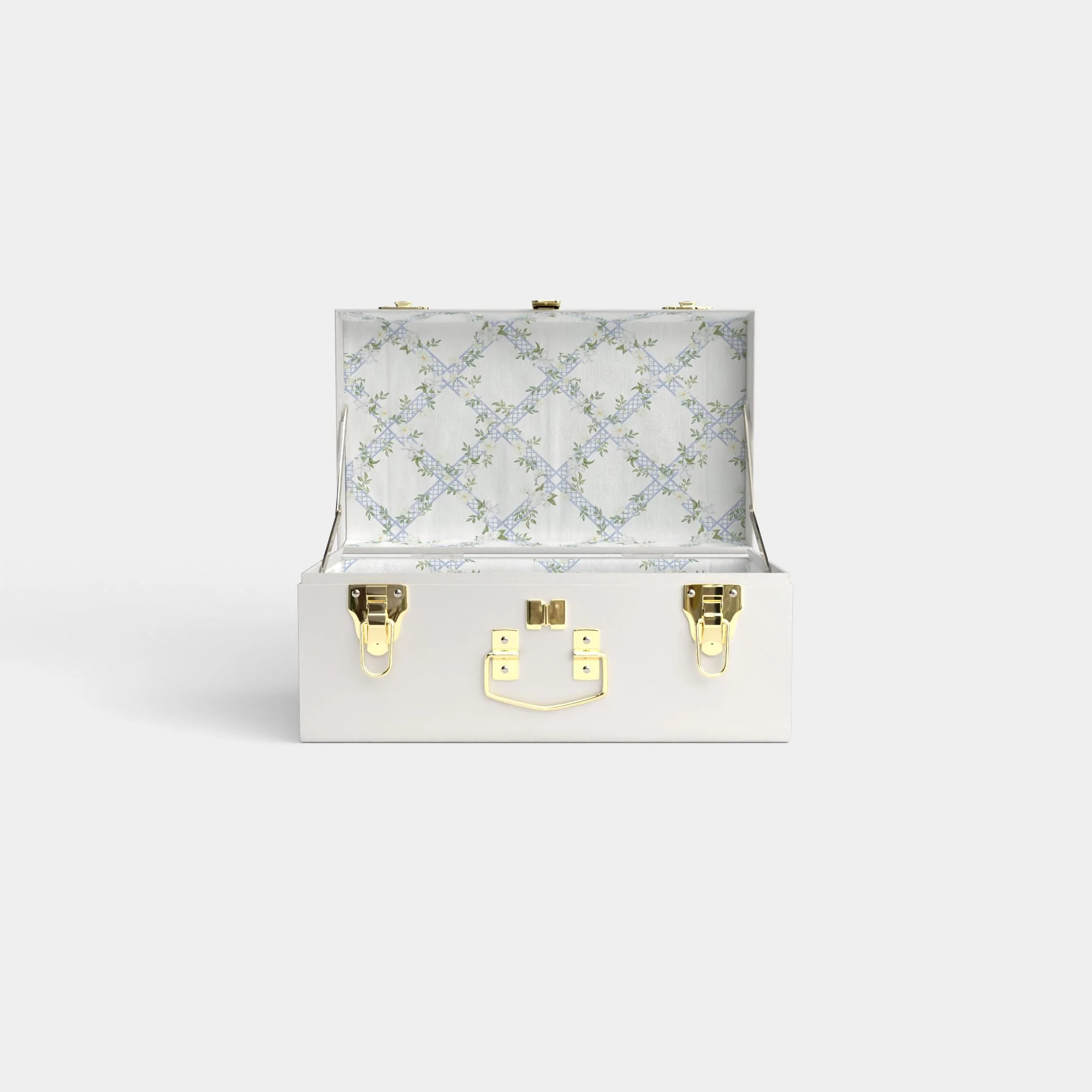 Mini Trunk - White | Petite Keep, LLC