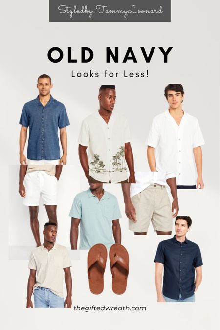 Tommy Bahama looks for less at Old Navy. A round up of elevated vacation outfits for men sporting the beach linen shorts and lightweight collared button down shirts perfect for any beach getaway. 40% off today!!

#LTKtravel #LTKmens #LTKsalealert