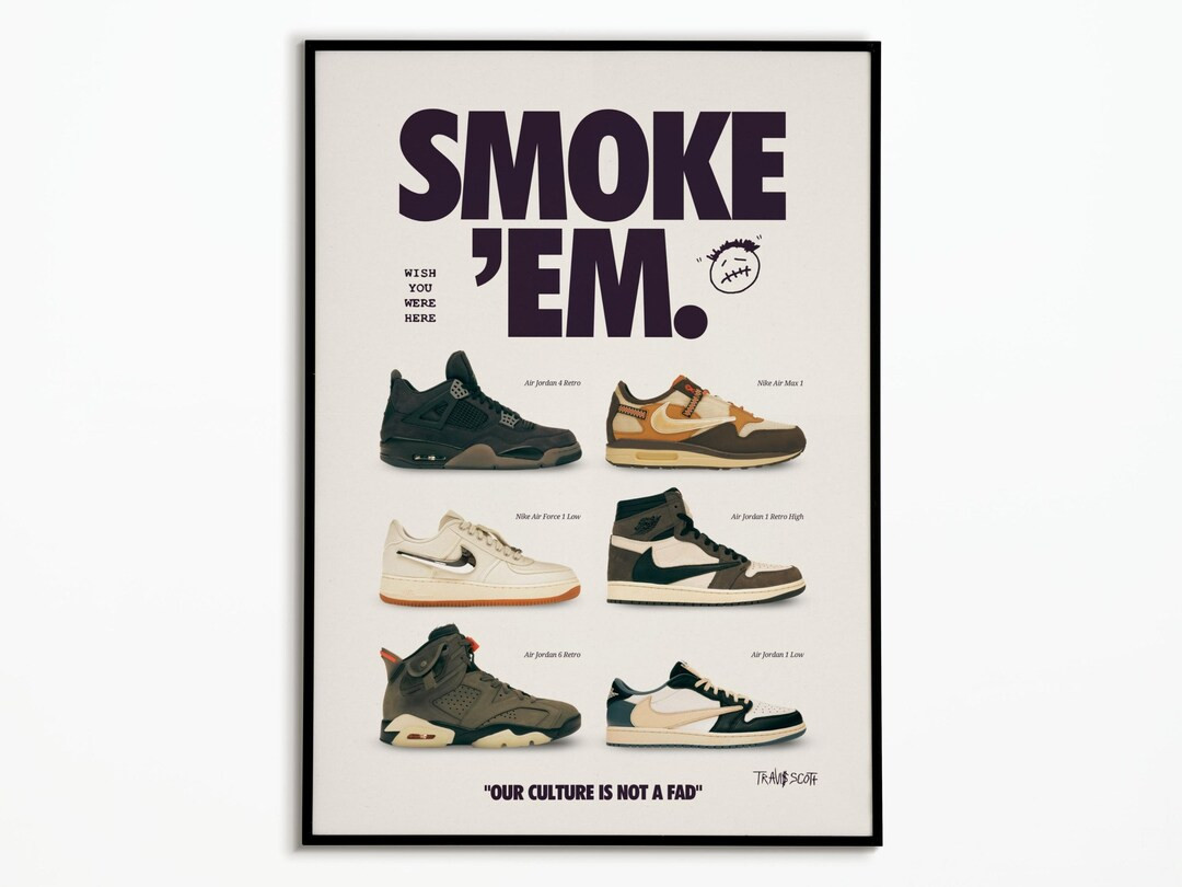 Vintage Sneakers | Poster Poster Sneakers collection | Poster decoration | Art Poster | Etsy (US)