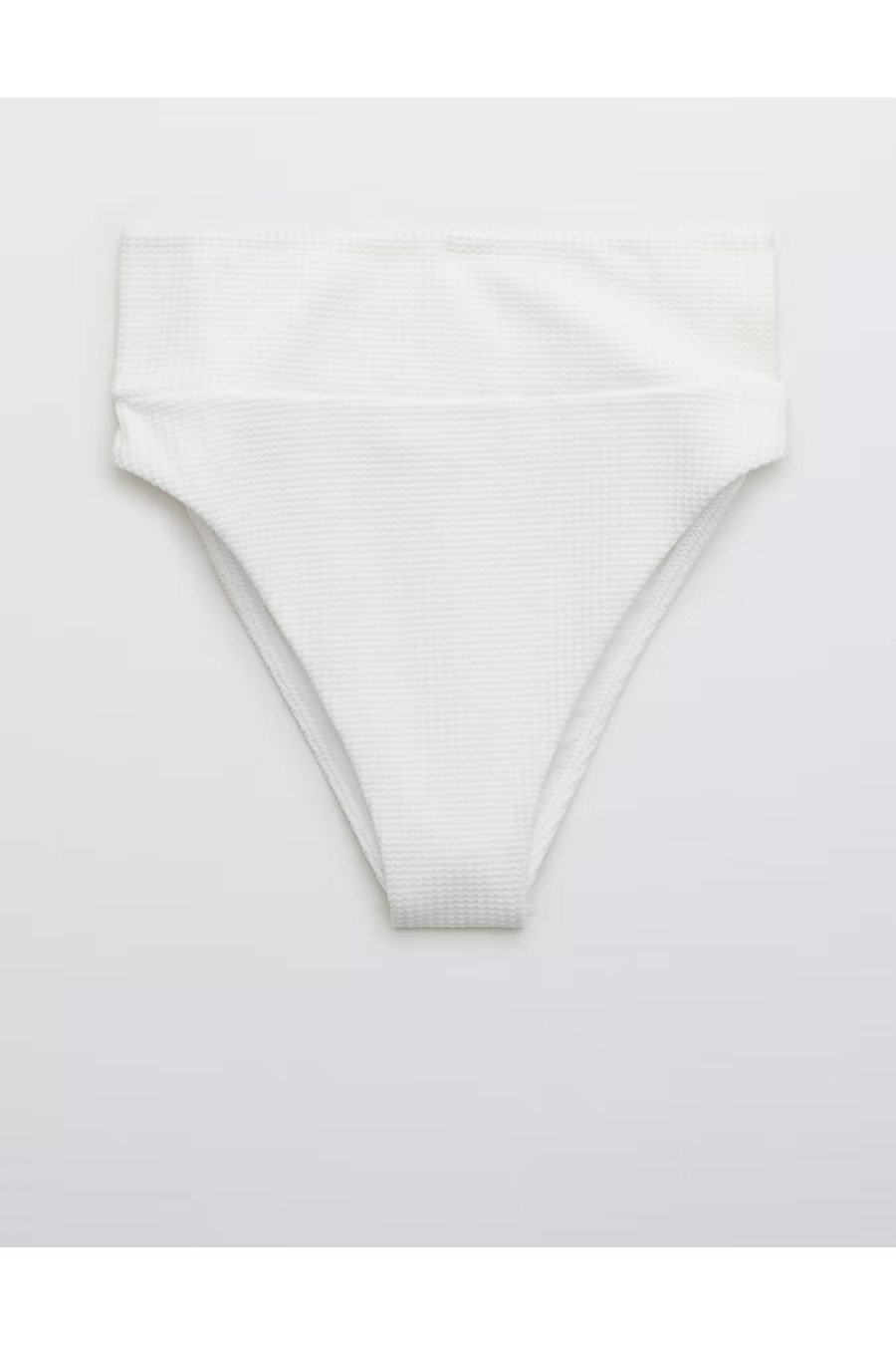Aerie Waffle High Cut Cheeky Bikini Bottom | American Eagle Outfitters (US & CA)