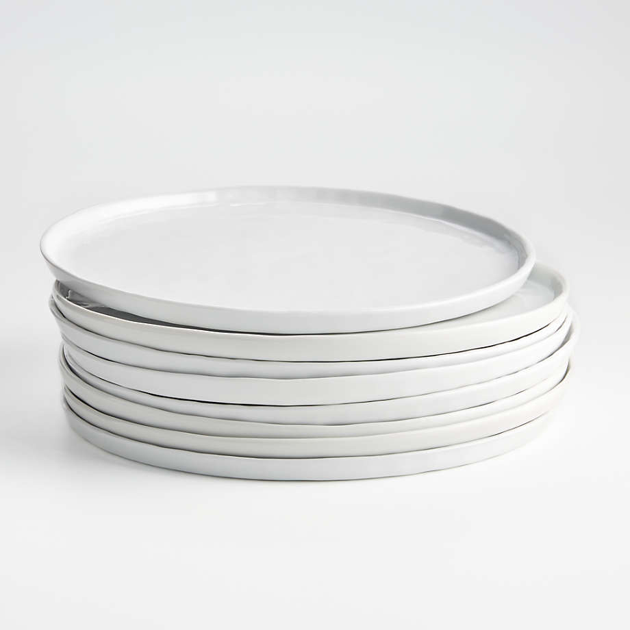 Mercer Dinner Plates, Set of Eight + Reviews | Crate & Barrel | Crate & Barrel