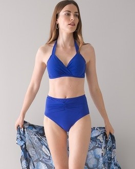 High-Waist Wrap Bikini Bottom | White House Black Market