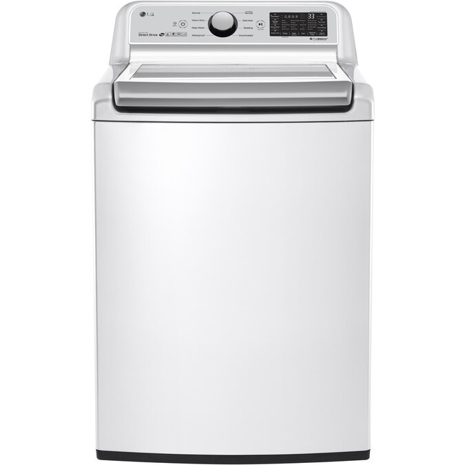 LG TurboWash 3D Smart Wi-Fi Enabled 5-cu ft High Efficiency Top-Load Washer (White) ENERGY STAR | Lowe's