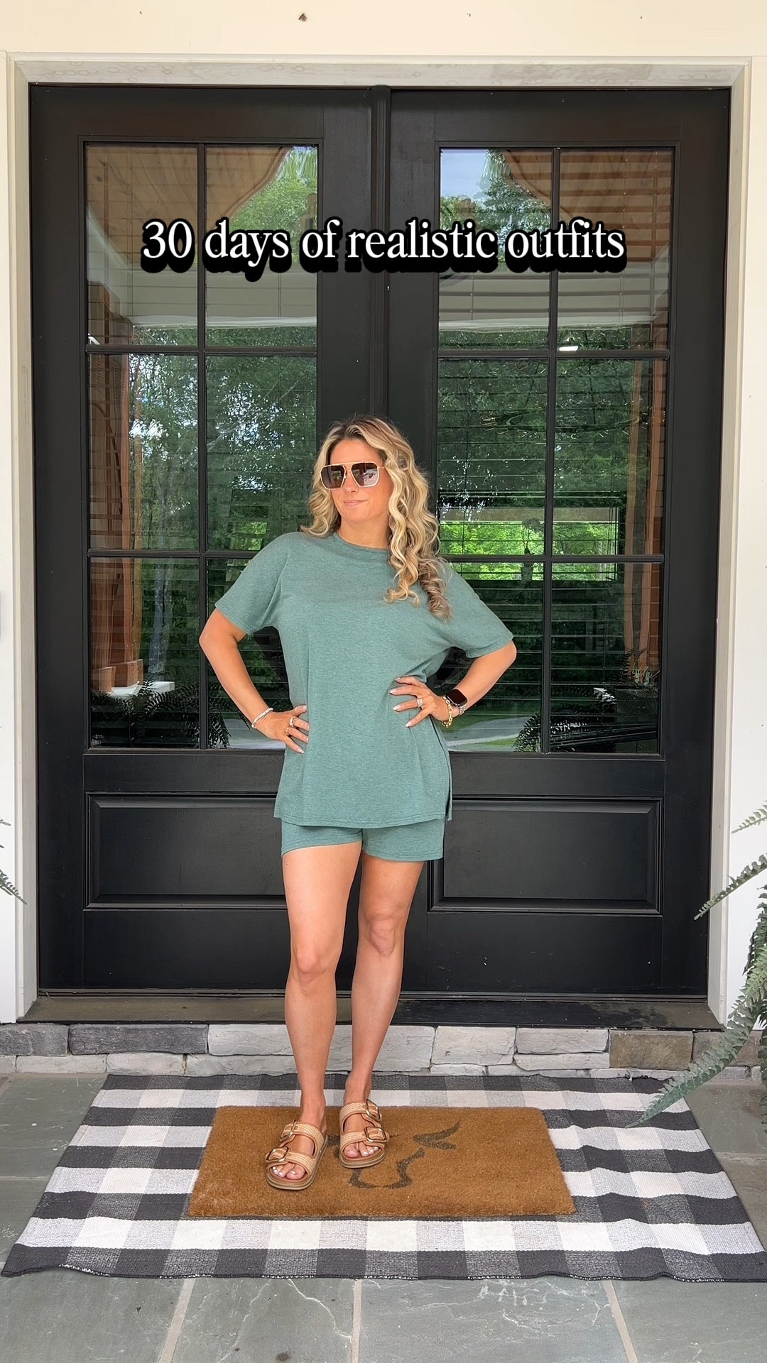Three days in to my realistic outfit for 30 days series! My outfit is still all about comfort and practicality with this two-piece lounge set. Love this for errands day and going grocery shopping with my kids.
#comfyoutfit #loungewear #fashionaccessories #amazonfinds #OOTD

#LTKSeasonal #LTKStyleTip #LTKU