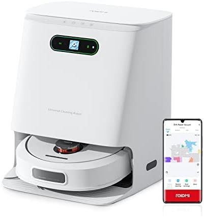 Roidmi EVA Robot Vacuum with Self Empty and Self Cleaning Station, Sweep and Mop Vacuum Robot Cle... | Amazon (US)