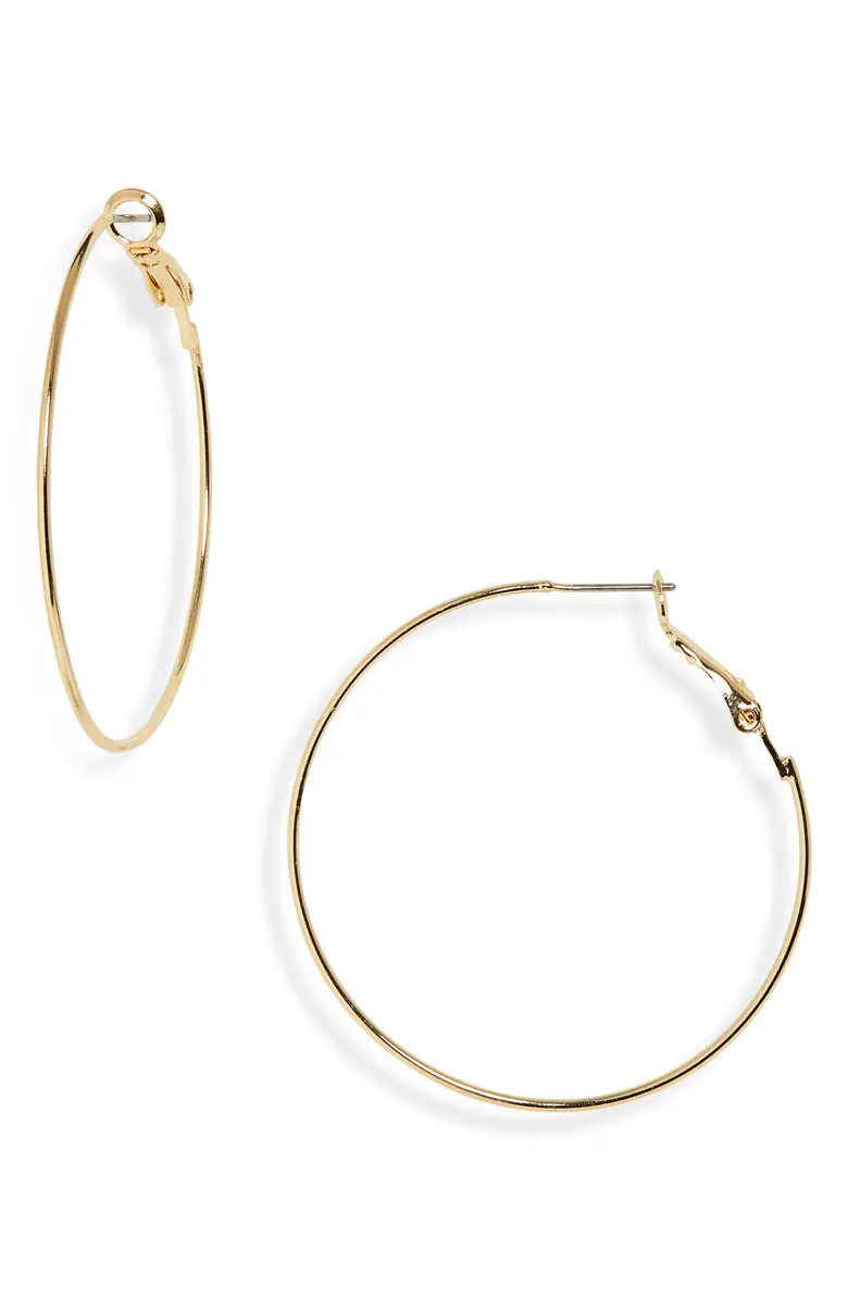 Thin Hoop Earrings | Nordstrom