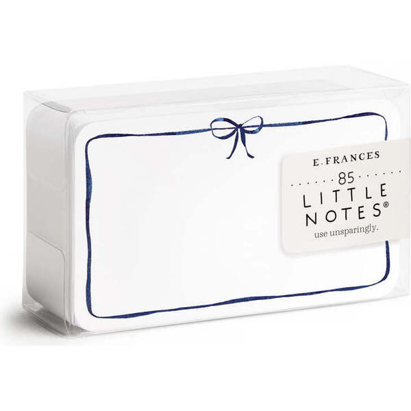 Set of 85 Little Notes®, Navy Bow | Maisonette