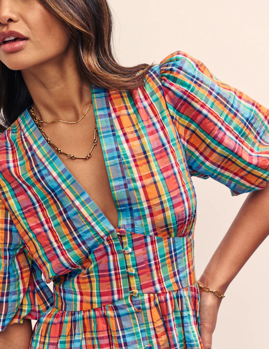 Rainbow Check Starlight Mini Dress
  

  
    
      £39.50
      £79.00 | Nobody's Child