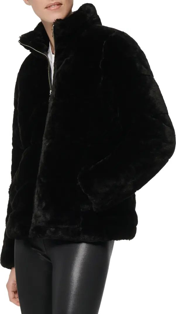 MARC NEW YORK PERFORMANCE Faux Fur Puffer Jacket | Nordstromrack | Nordstrom Rack