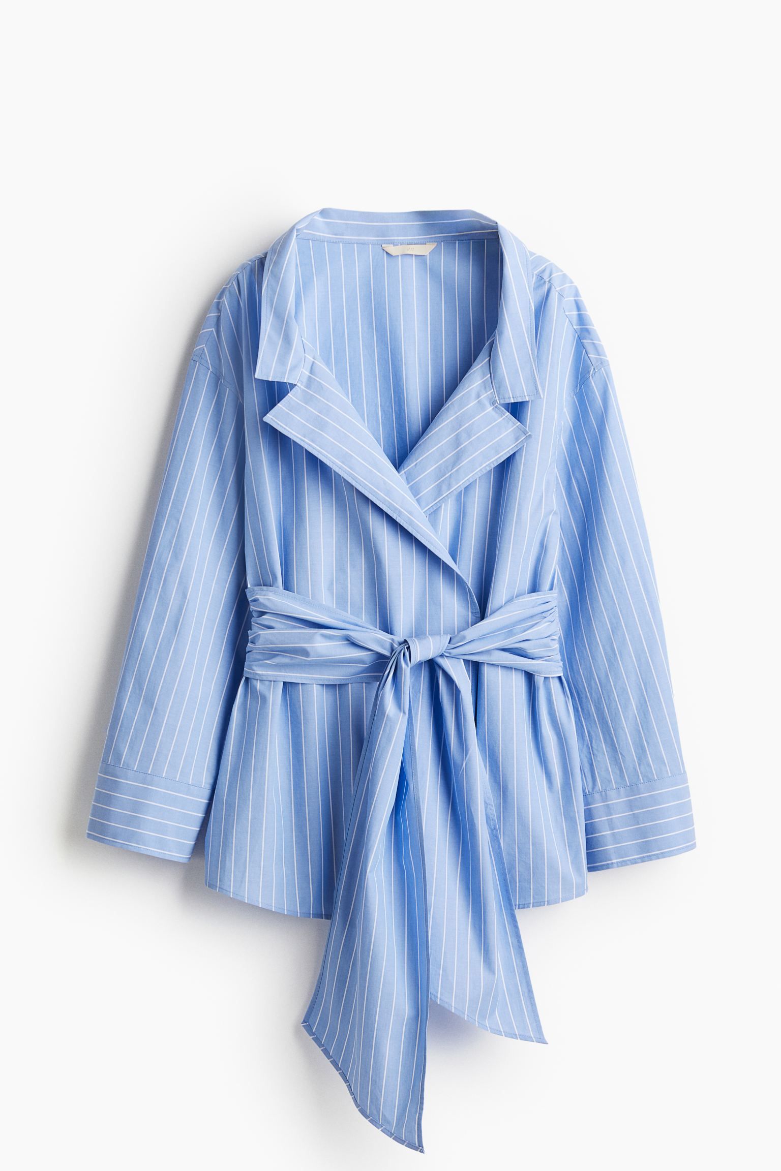 Poplin wrap blouse | H&M (UK, MY, IN, SG, PH, TW, HK)