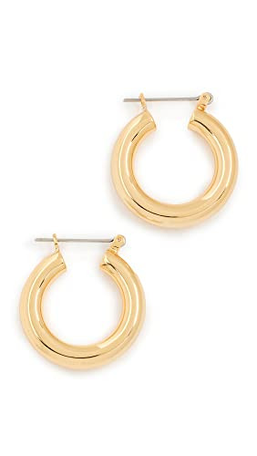 Luv Aj Women's Baby Amalfi Tube Hoop Earrings, Gold, One Size | Amazon (US)