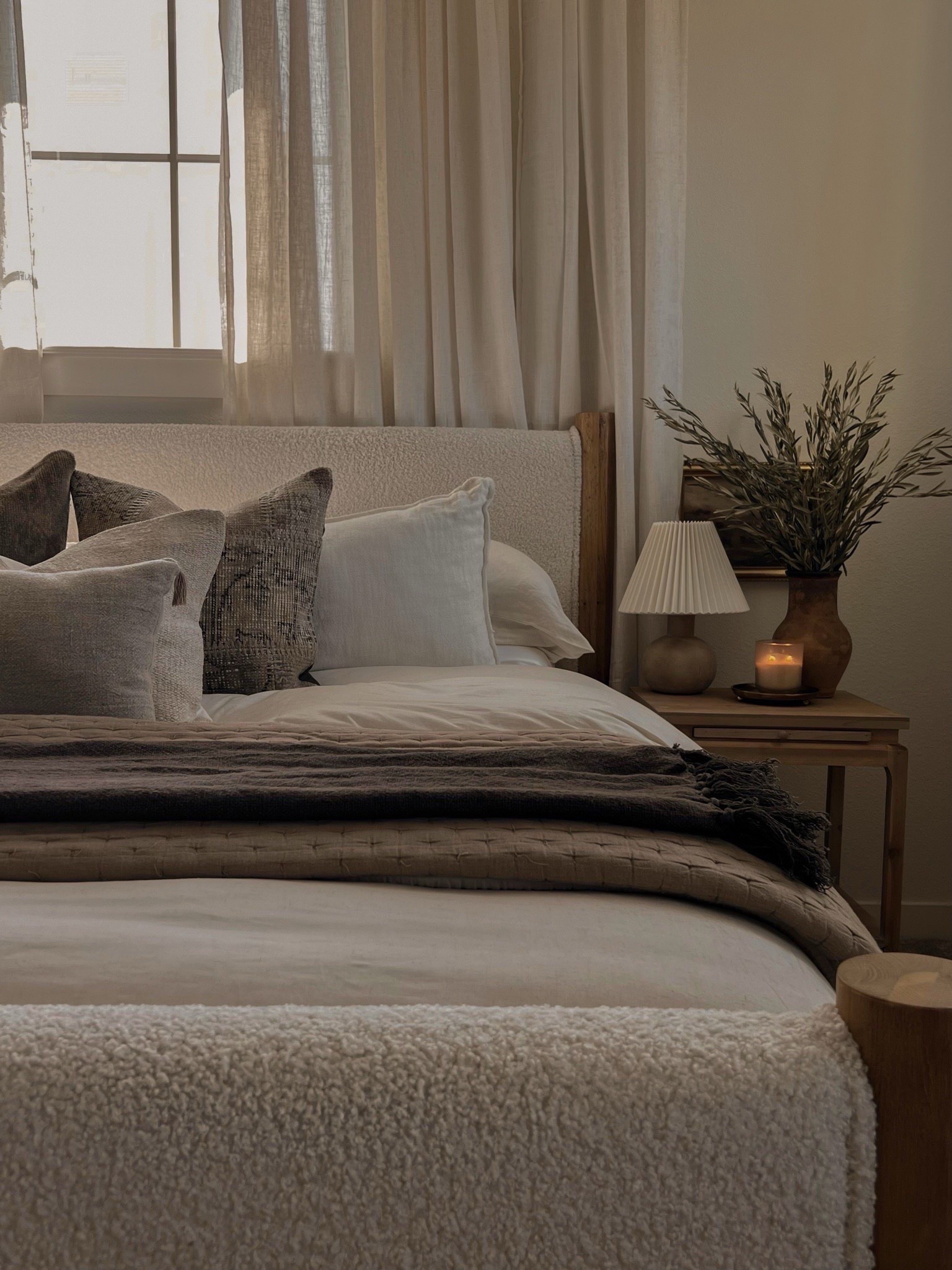 Calm & cozy bedroom vibes ✨ 

#CozyBedroom #NeutralVibes #TexturedLayers #BedroomGoals #RelaxedLiving #AmazonHome #WarmAndInviting

#LTKSeasonal #LTKSaleAlert #LTKHome